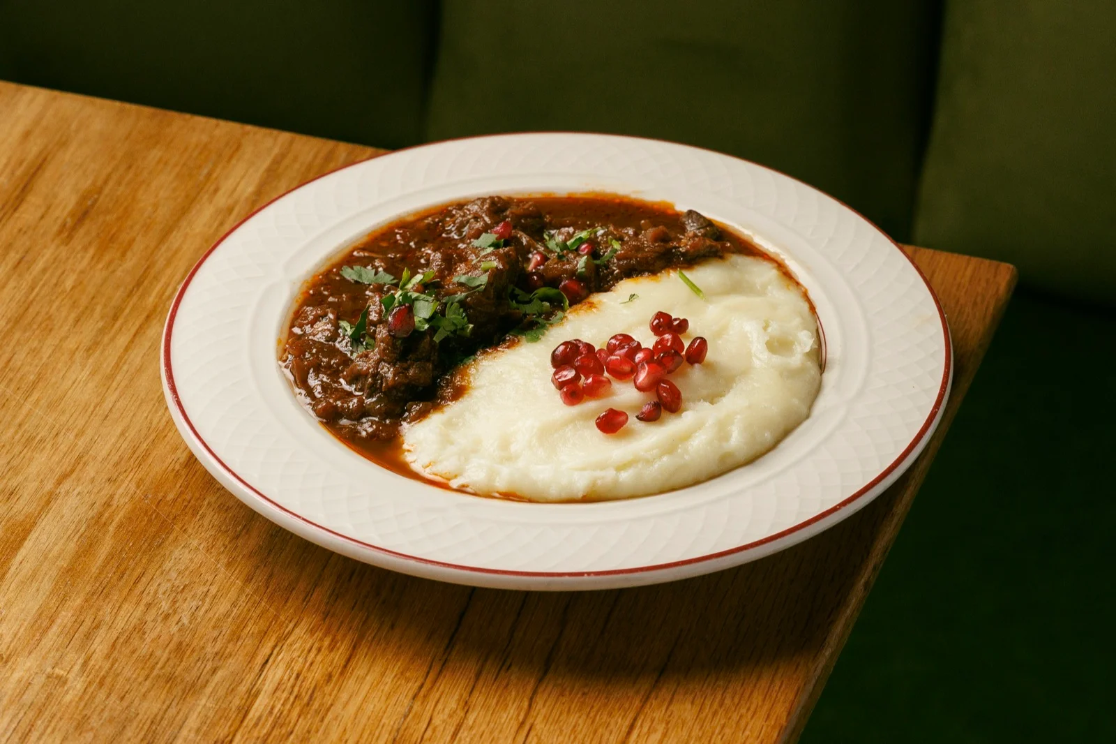 Saperavi and Pomegranate Beef Stew