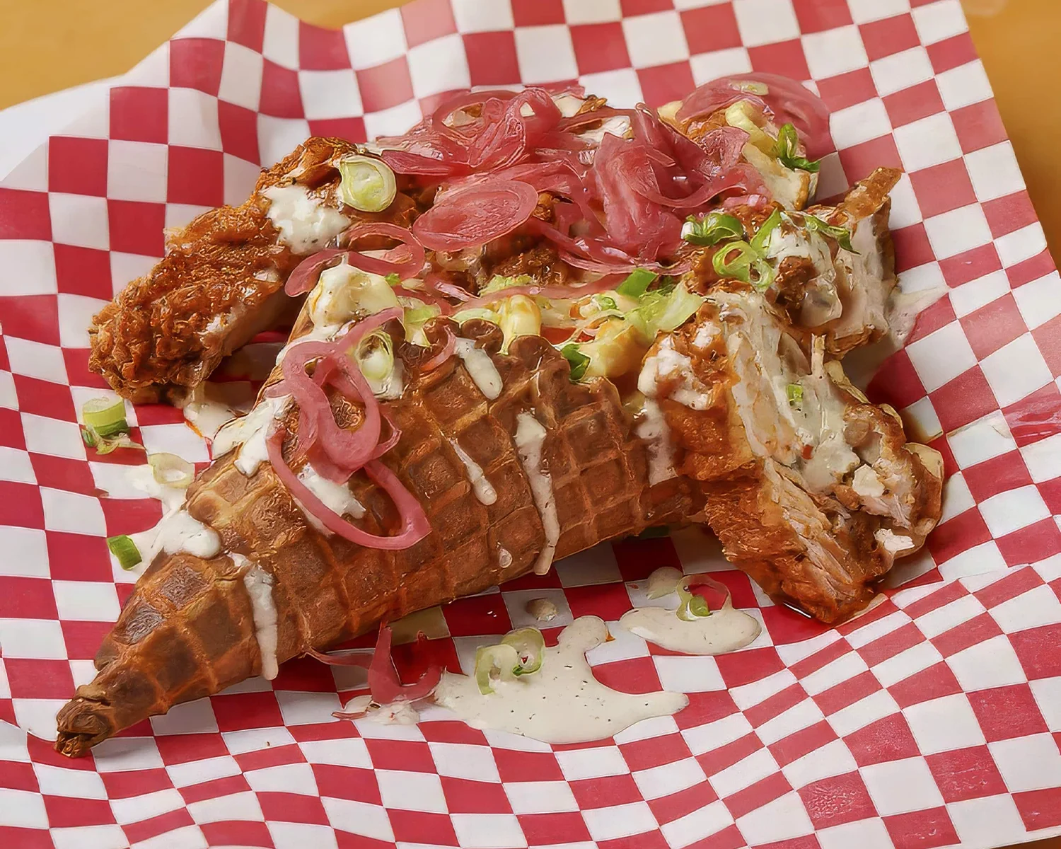 Chicken Waffle Cone