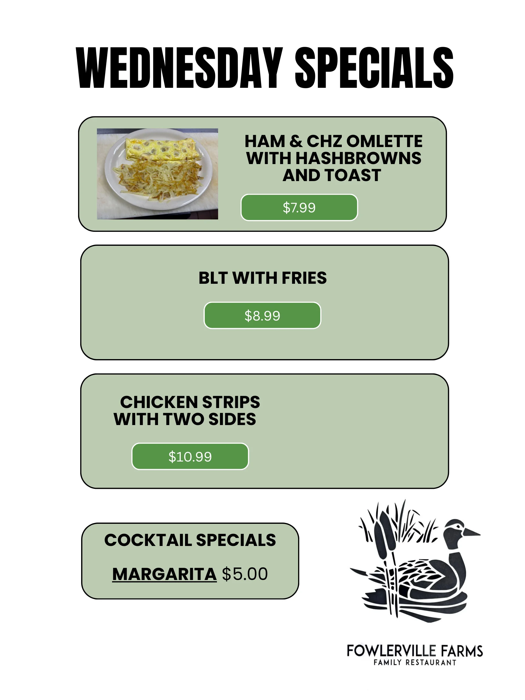 Ham and cheese omelette with hashbrowns, a classic American breakfast dish