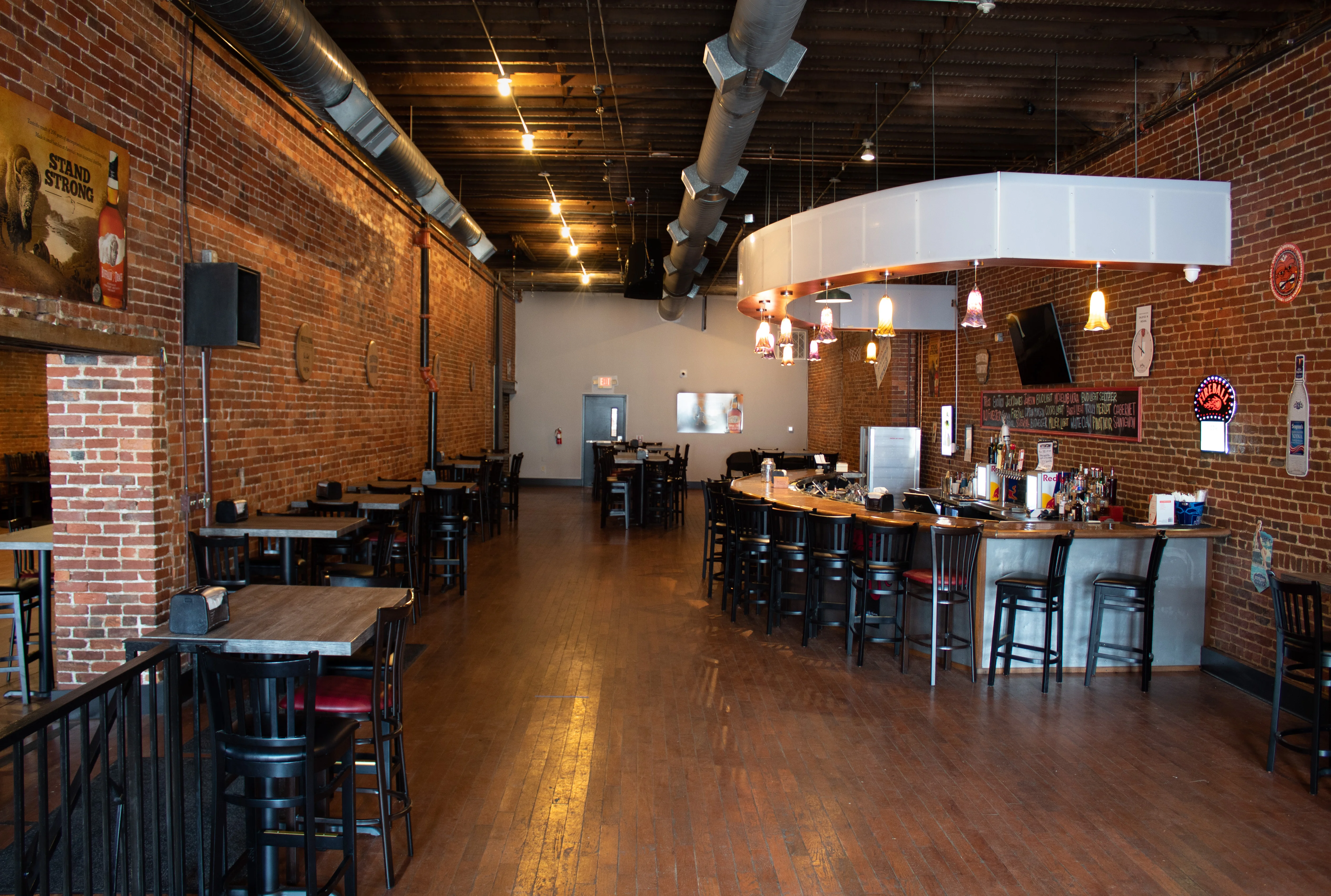 Private event space at Parlour Pizza in New Albany, IN