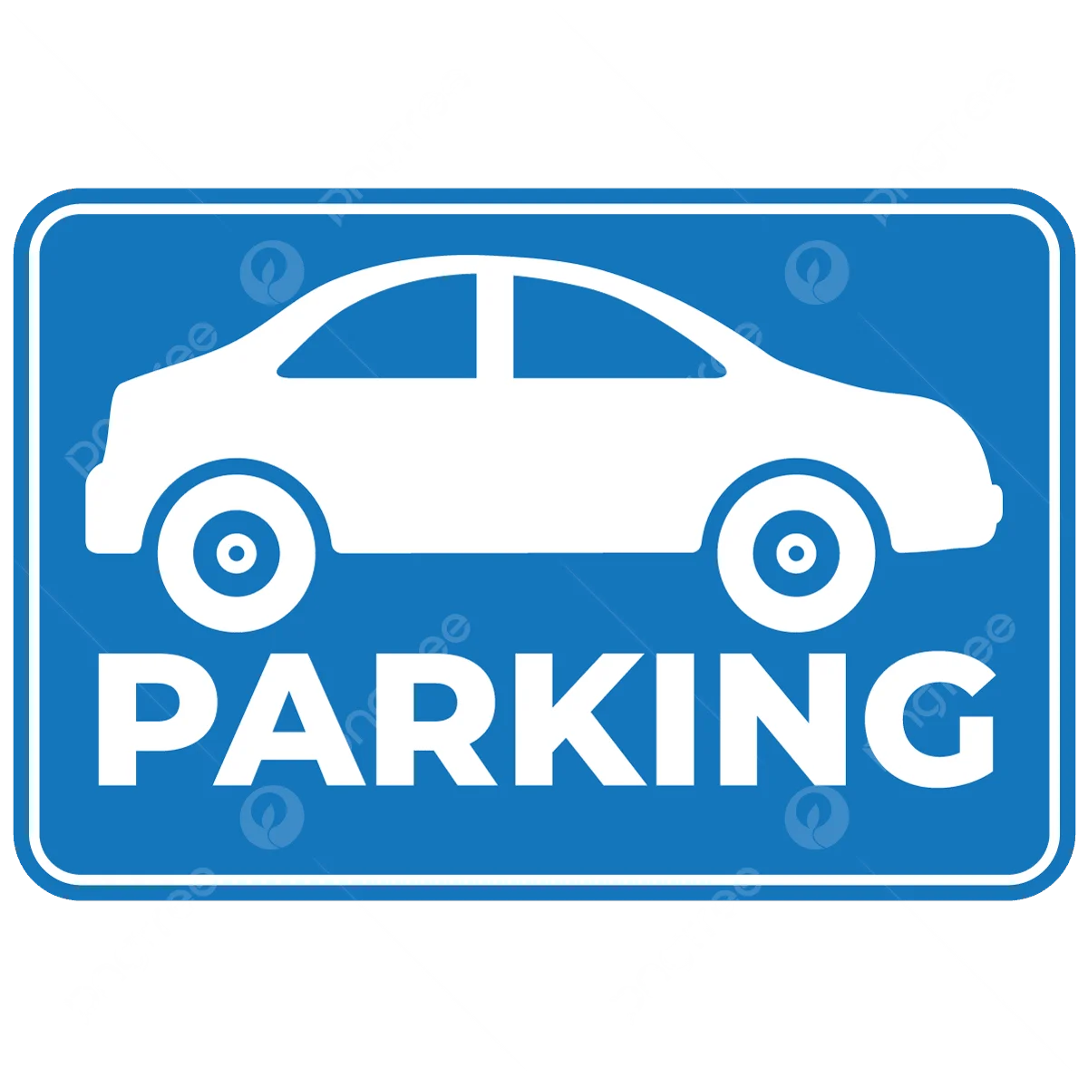 Parking sign indicating available parking spaces