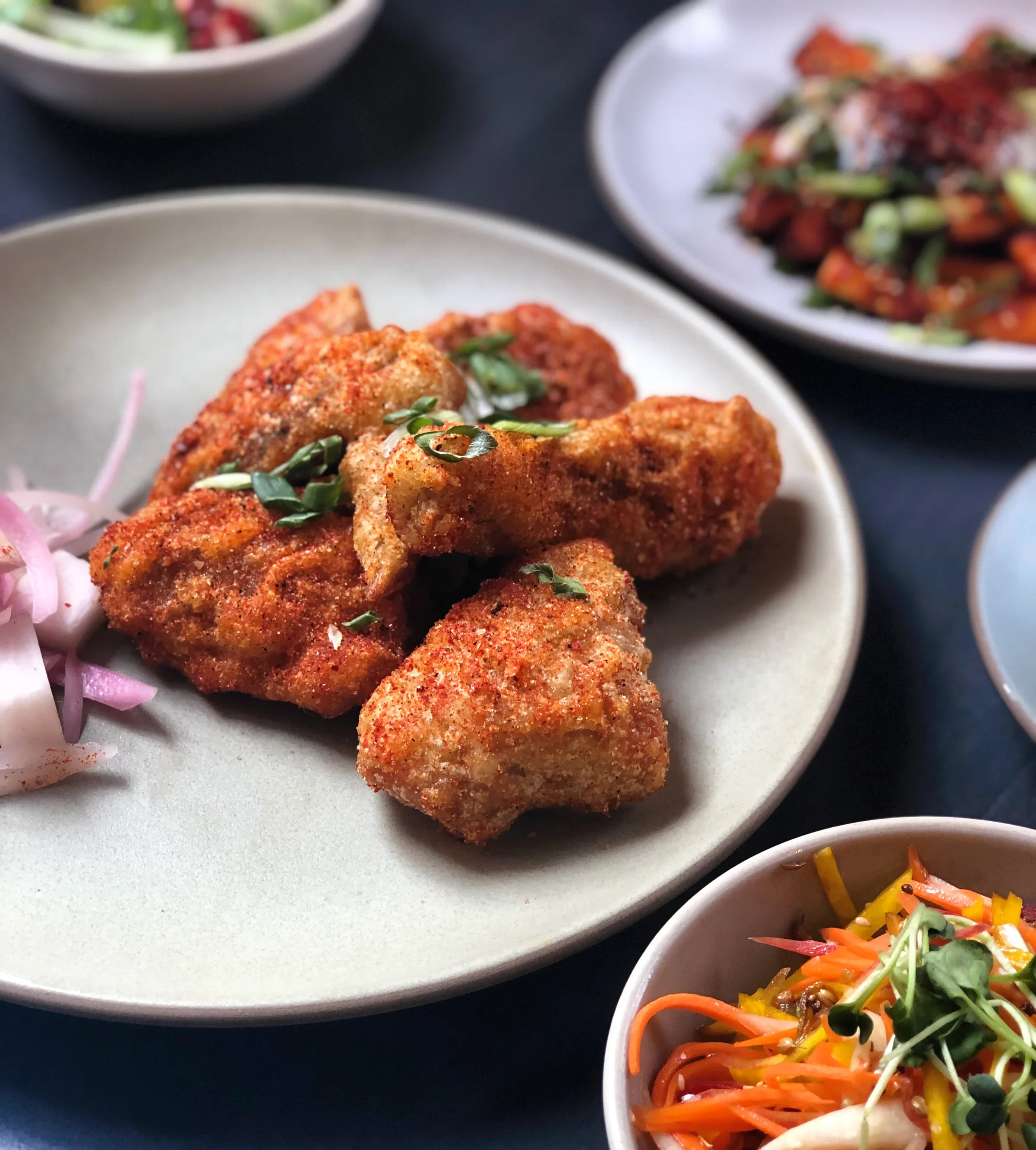 Plate of chicken