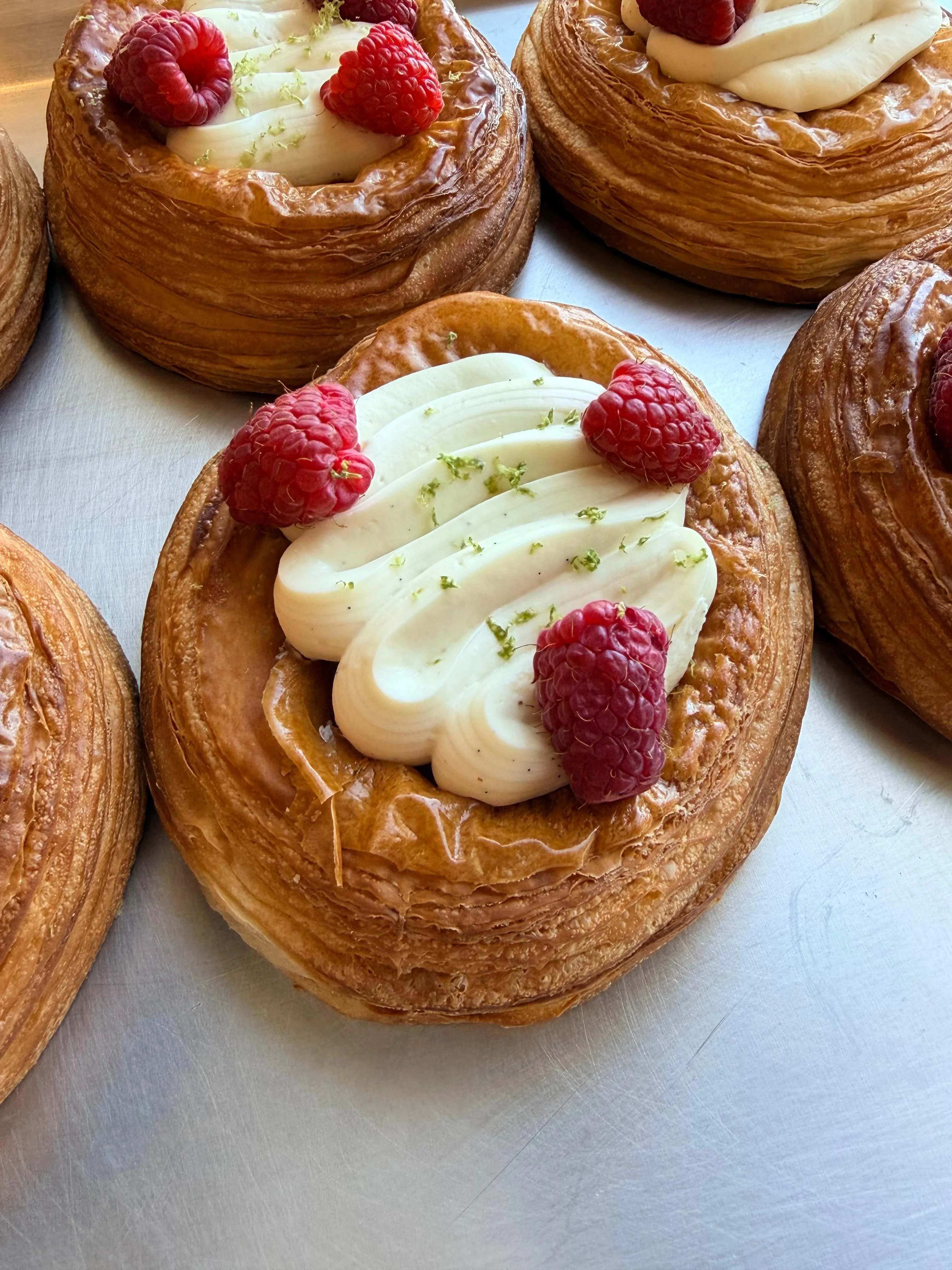 Raspberry Creme Danish