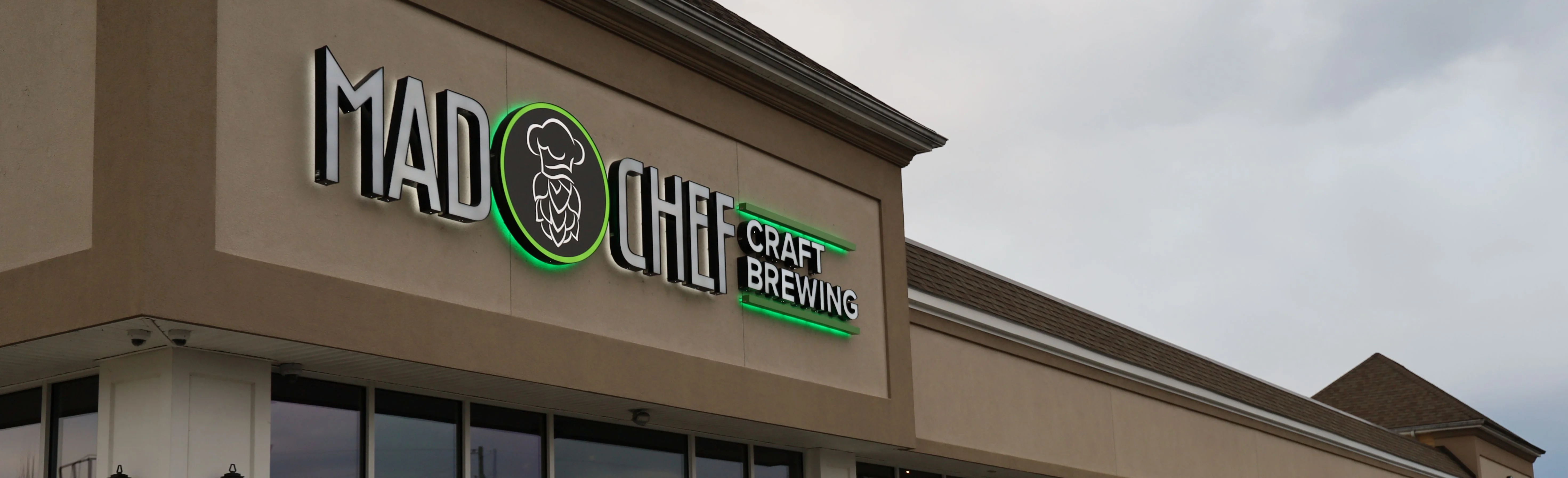 Exterior view of Mad Chef Craft Brewing restaurant