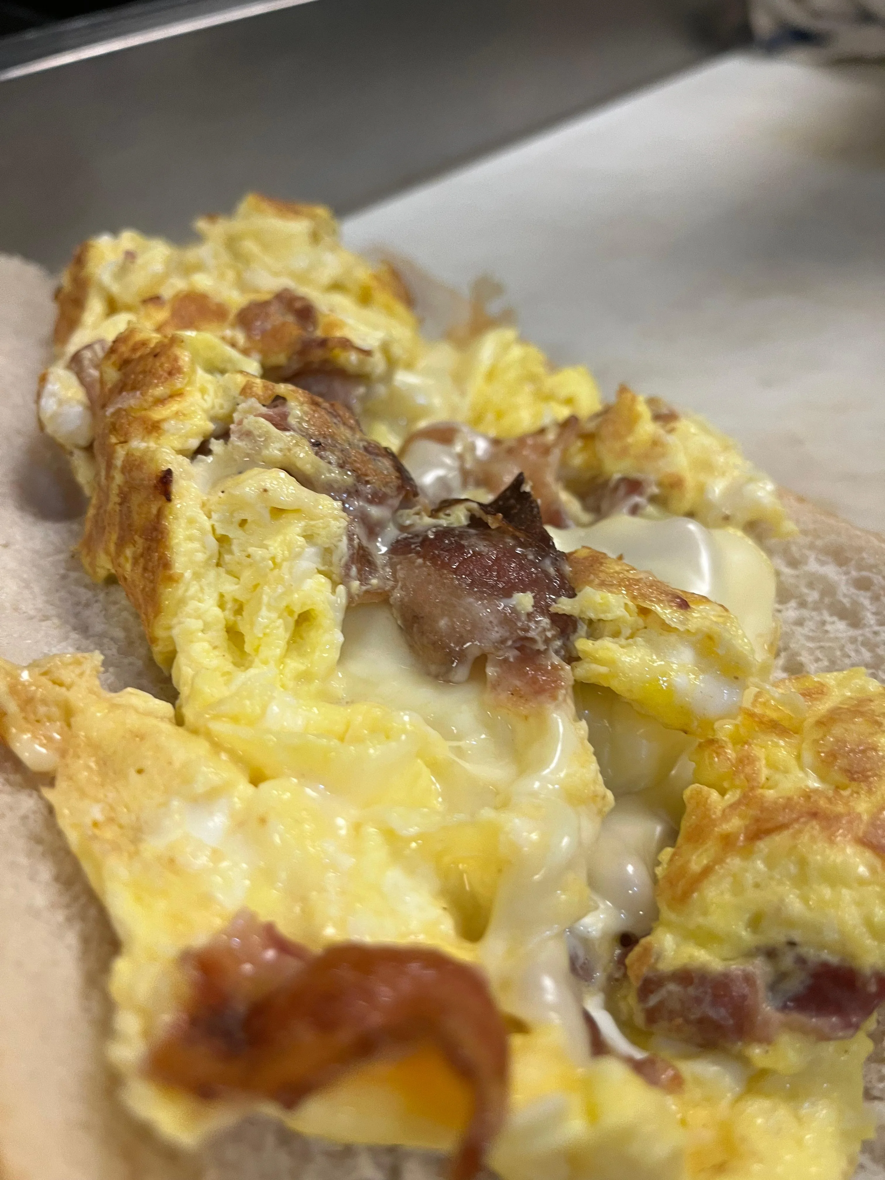 Breakfast hoagie