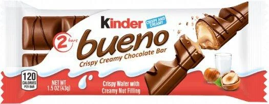 Kinder Bueno Crispy Creamy Chocolate Bar Ct