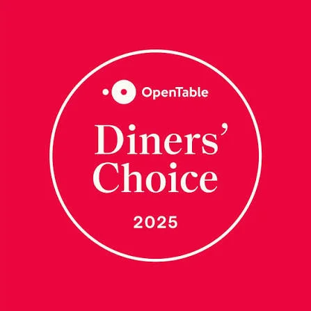 OpenTable Diners' Choice 2025 award logo