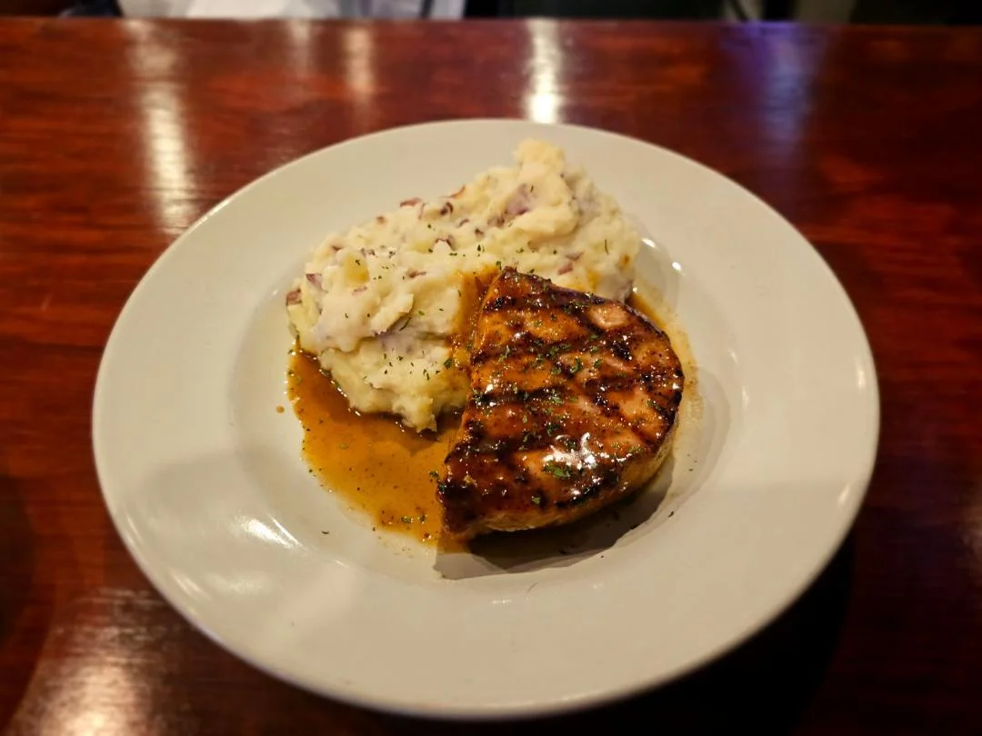 Apple Butter Glazed Pork Chop