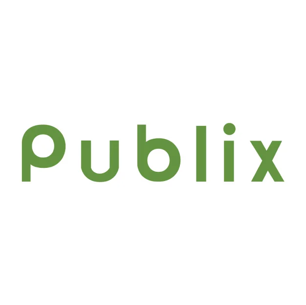 Publix logo in green lettering on a white background