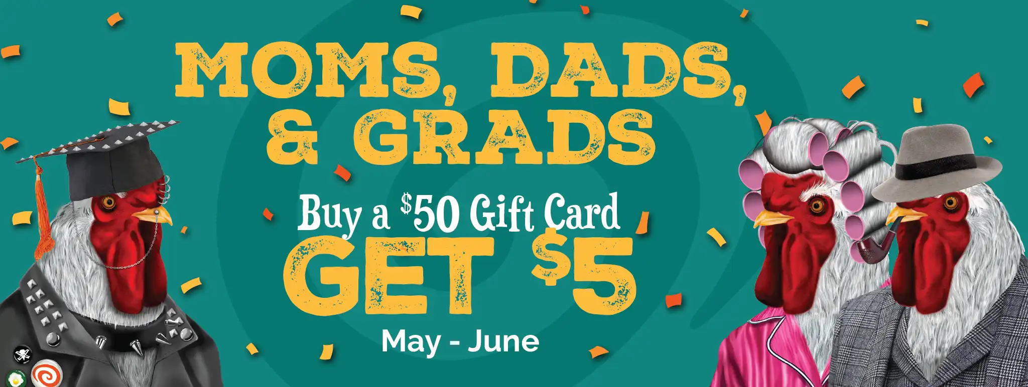 Buy a $50 gift card get $5 back promotion