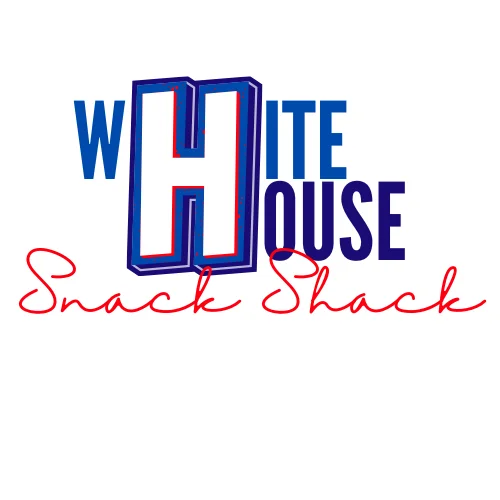 Logo of White House Snack Shack featuring bold lettering