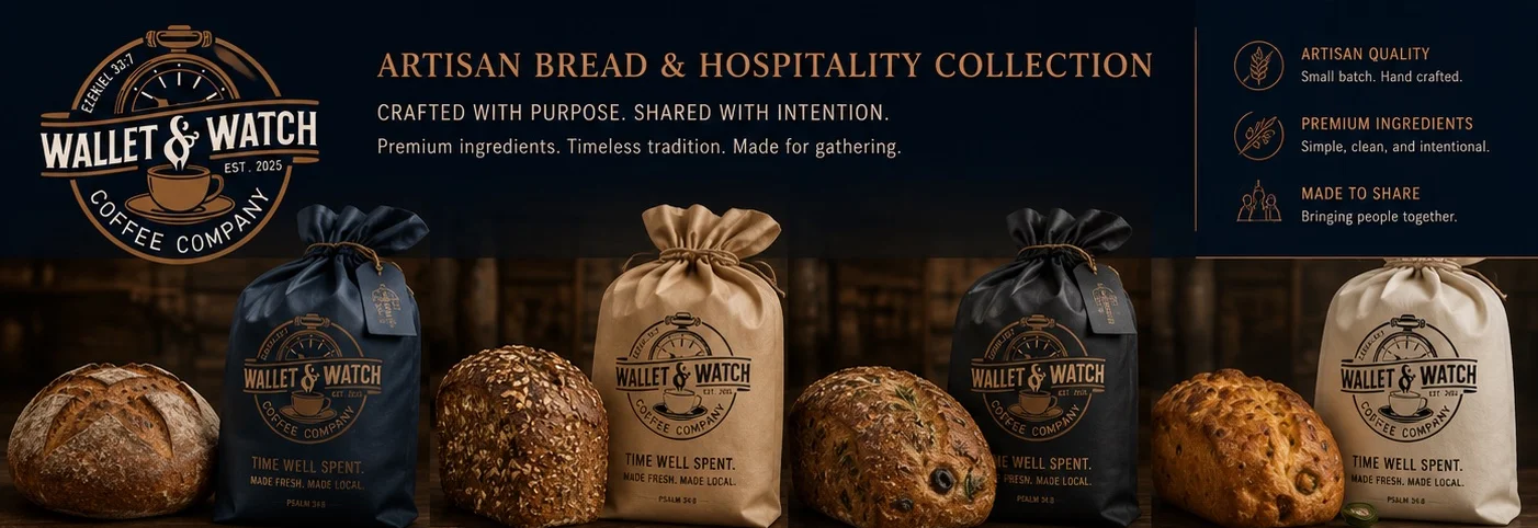 Artisan bread collection with premium olive oil and dipping bowls