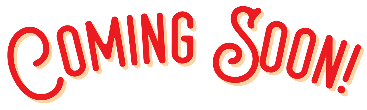 Colorful 'Coming Soon!' sign for a new restaurant opening