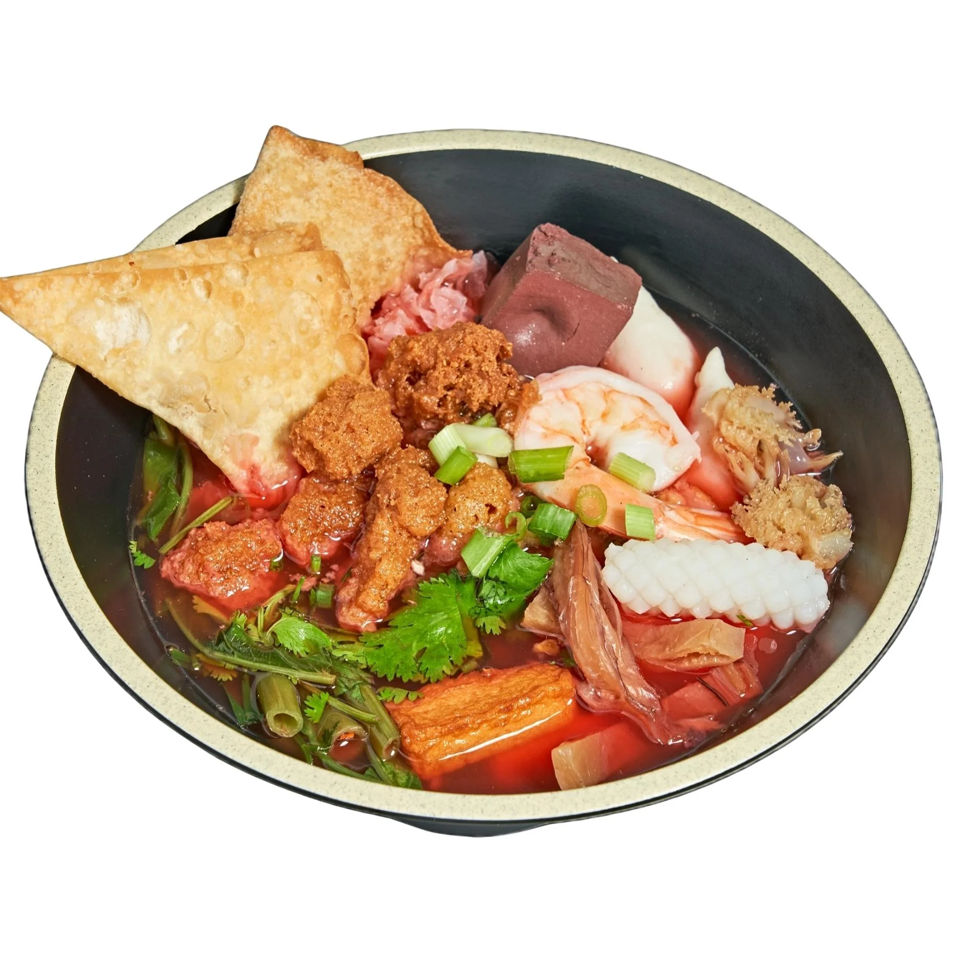 D1. Zen Yai Yen Ta Fo (Pink Noodles Soup) (เย็นตาโฟ)