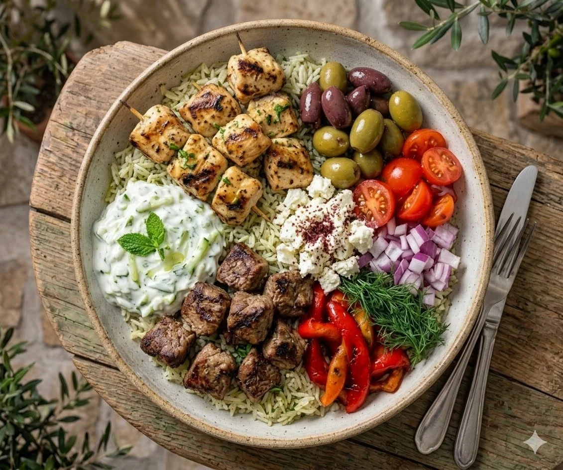 Mediterranean bowl pictured on Greek Table’s website