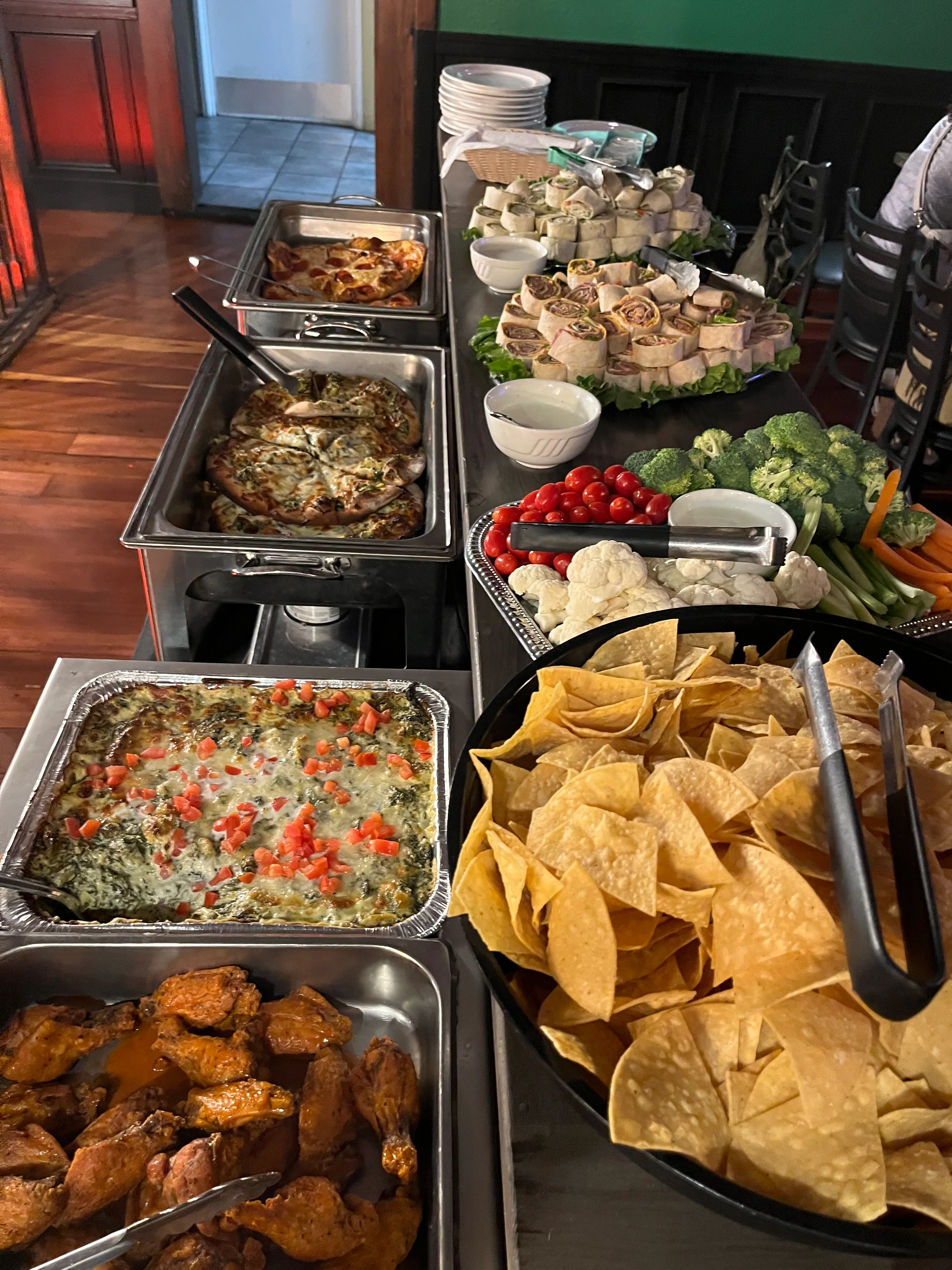 Buffet of Food at The Fox