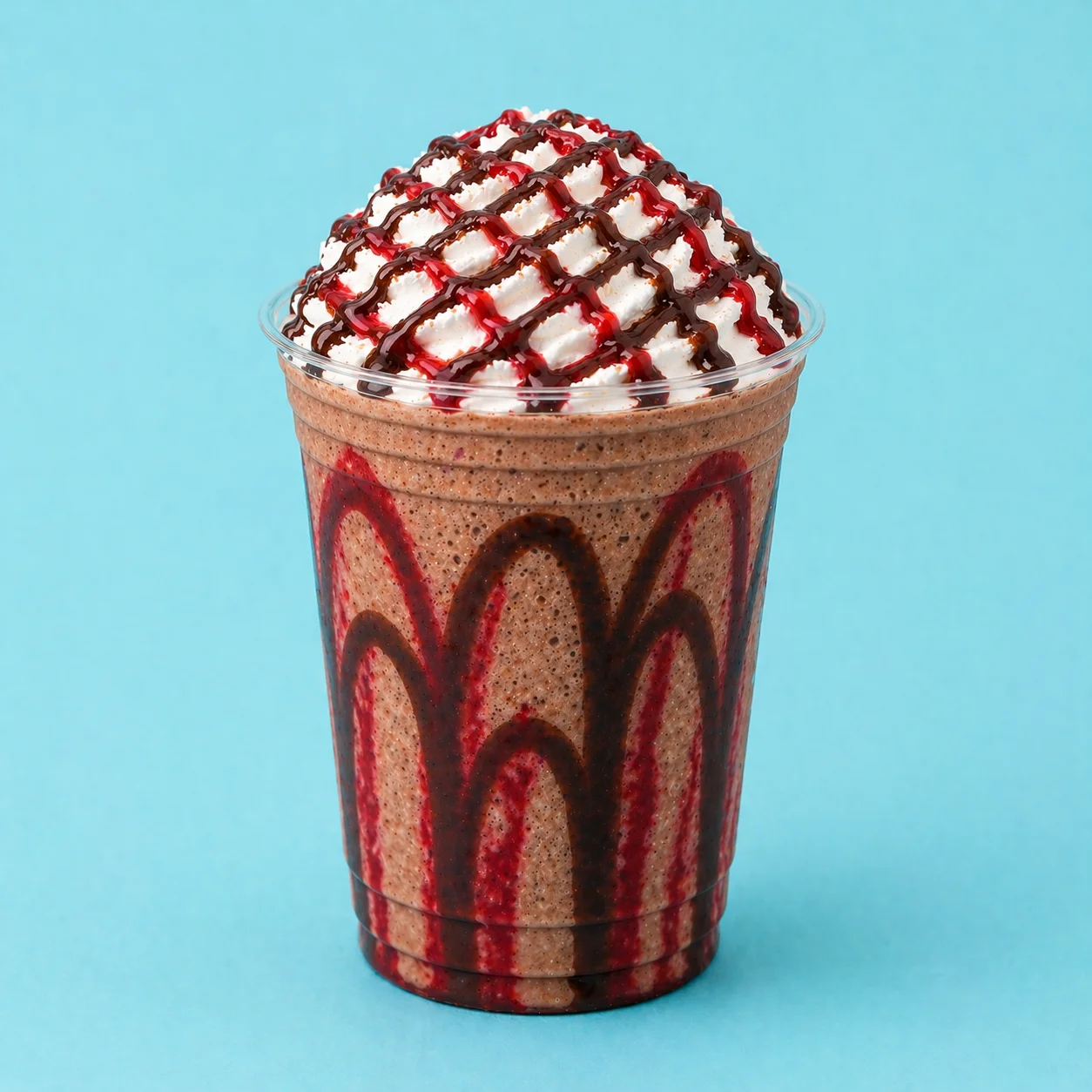 Raspberry Truffle Frappe