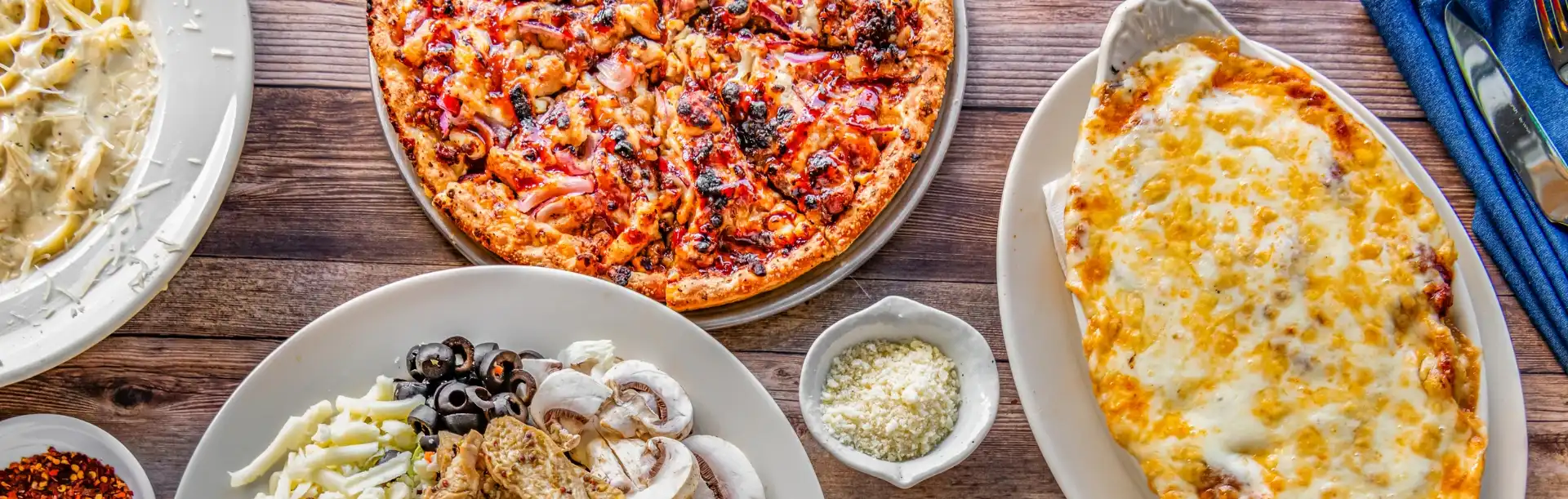 The Greek Pizza with artichoke, feta, and cheese