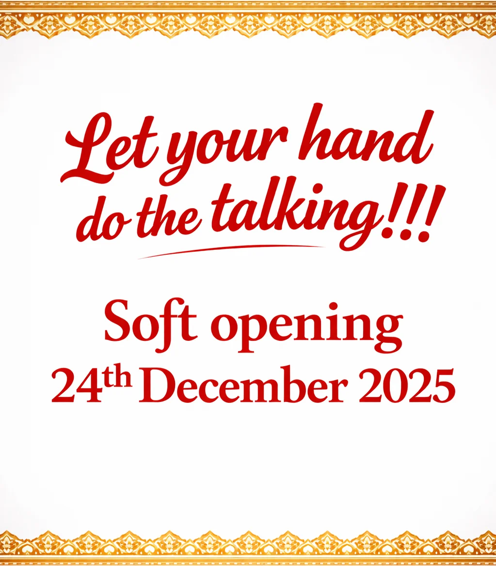 Announcement for soft opening on December 24, 2025