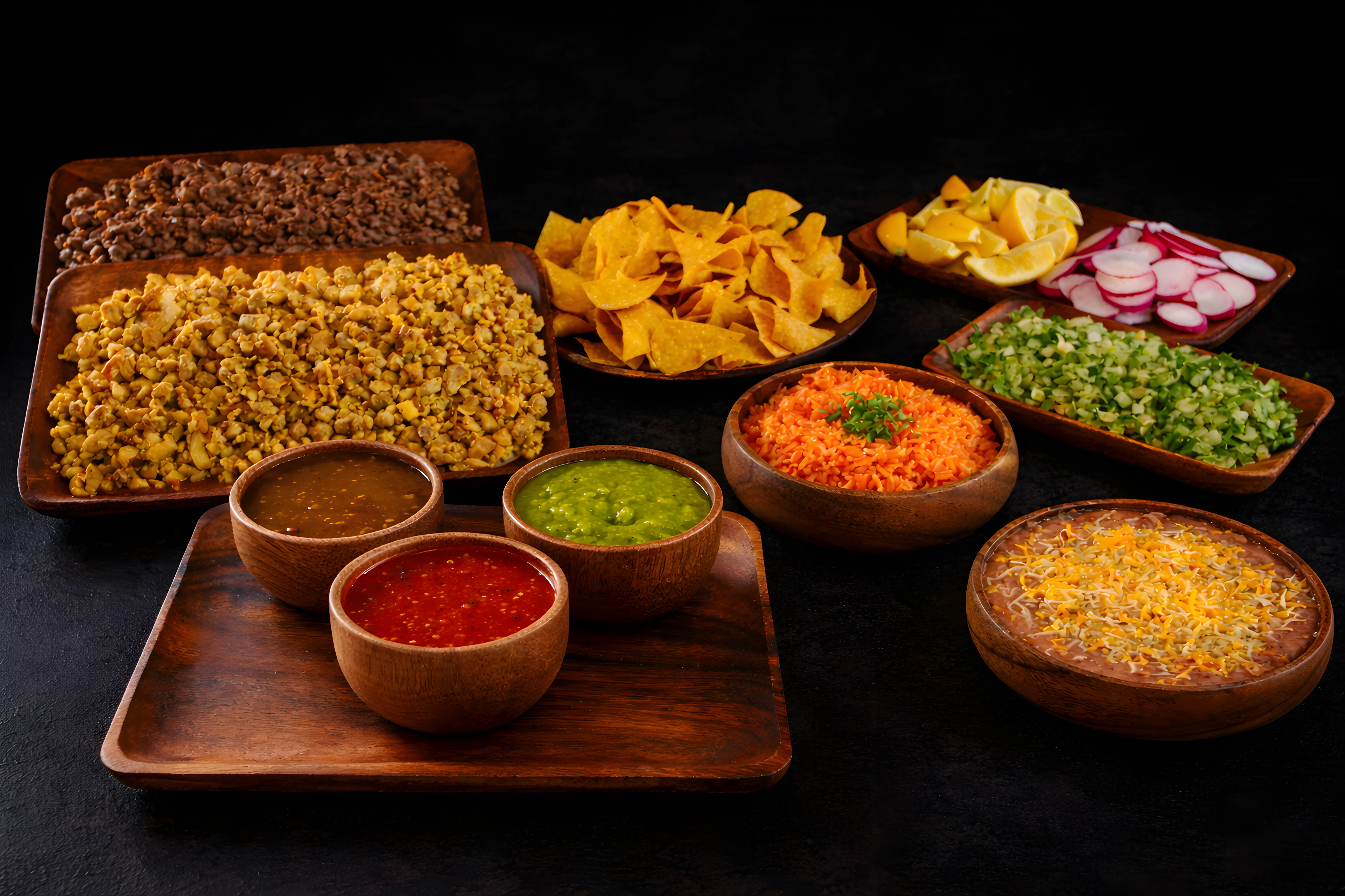 Fuego Cravings Mexican catering spread for parties and events