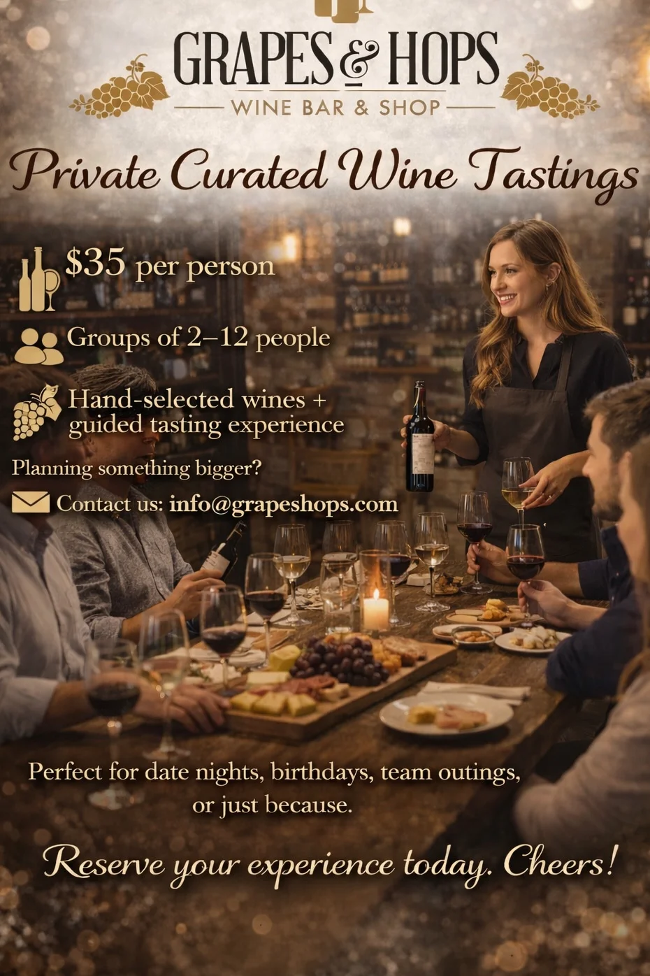 private wine tastings