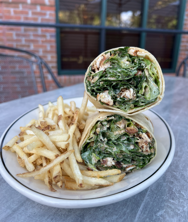 Chicken Ceasar Salad Wrap at The James