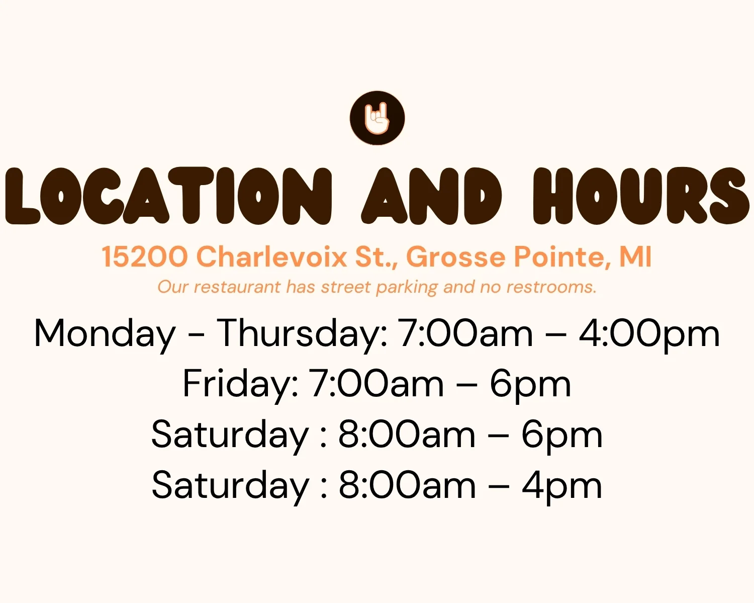 Location and hour of two dudes coffee bar 