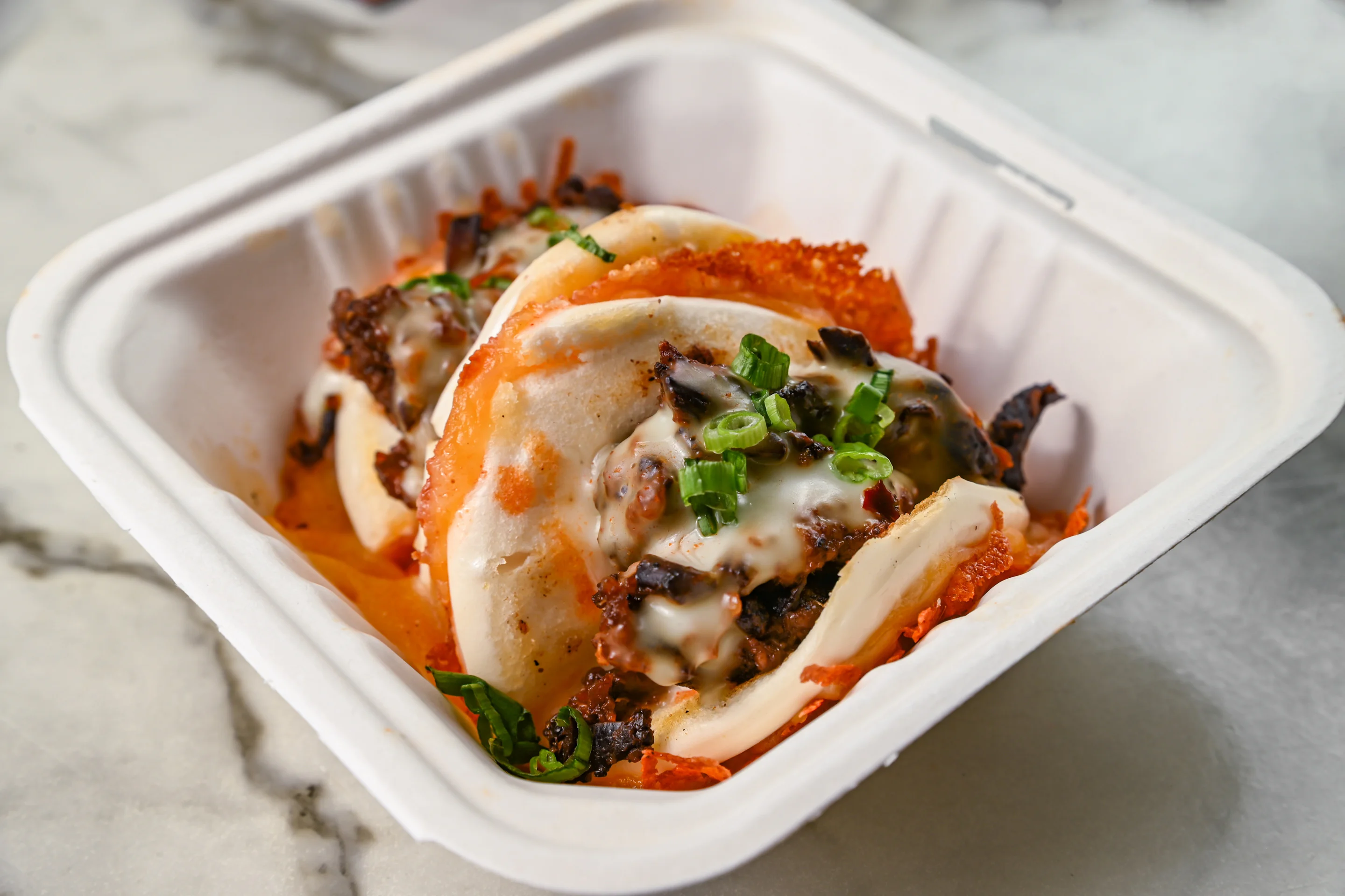 Delicious Mexican tacos with beef and cheese