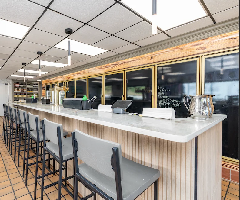 Delicious gourmet dish served in a stylish restaurant setting.
