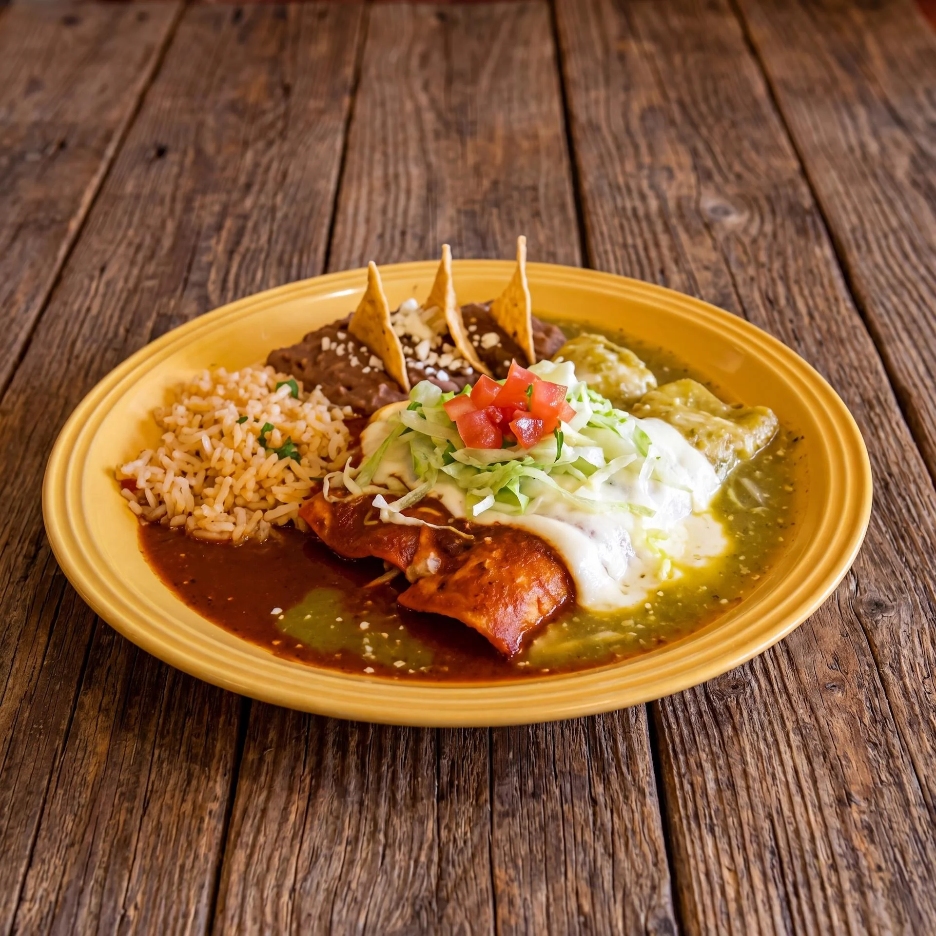Enchiladas Tricolor