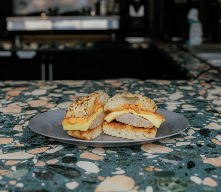 Cymbals Cafe - Sausage, Egg & Cheese