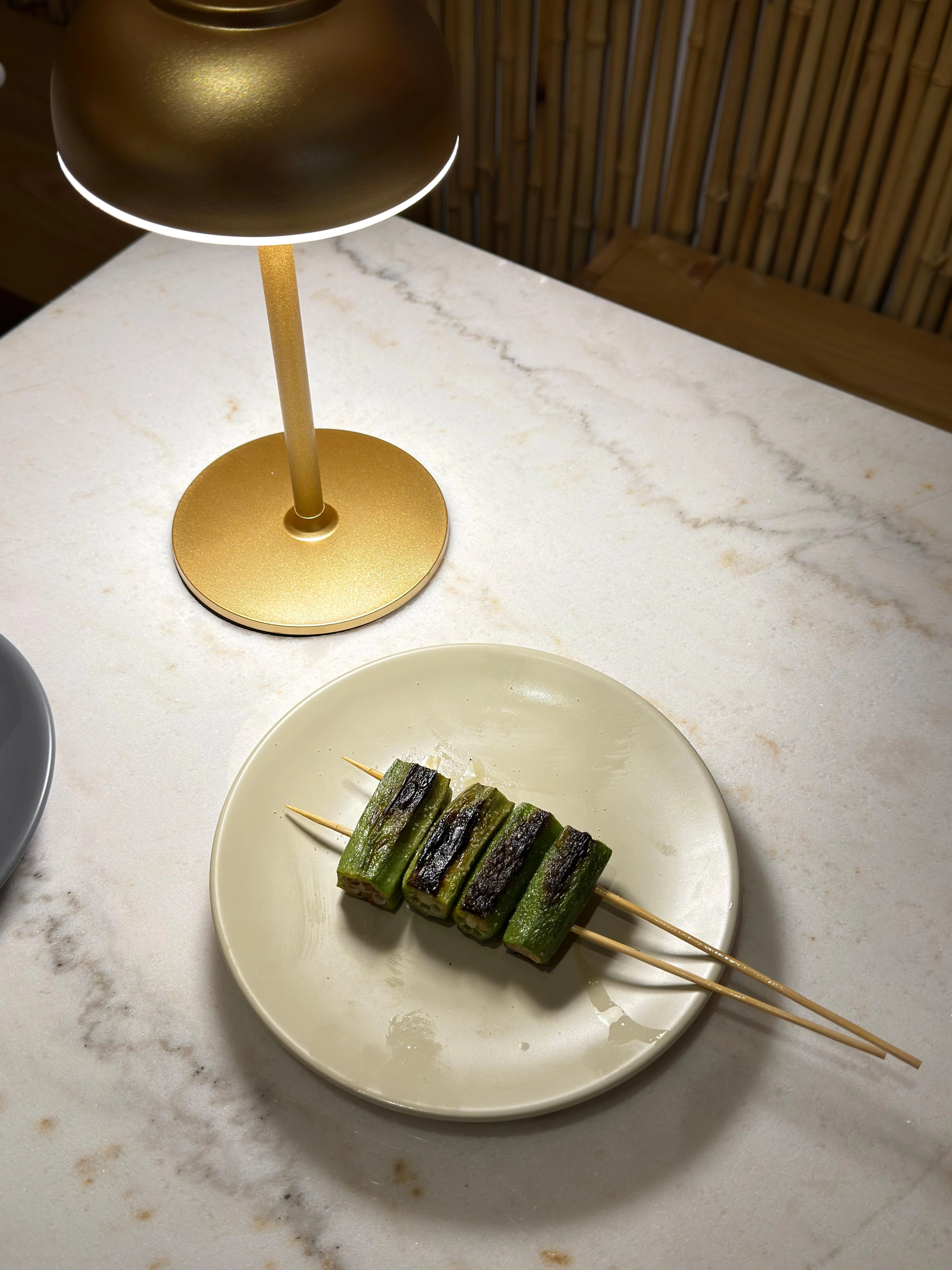 Okra Skewer