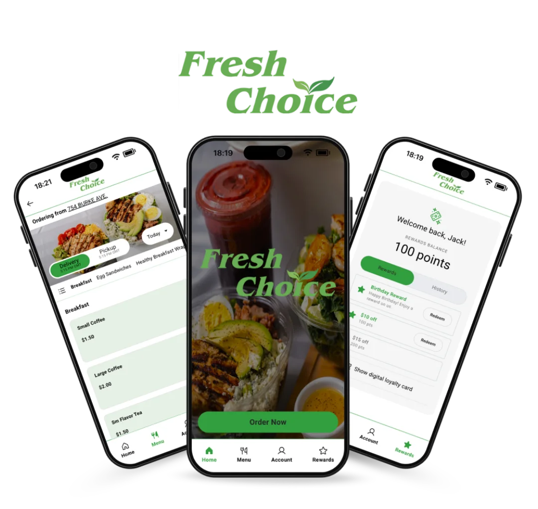 Fresh salad bowls with grilled chicken and avocado