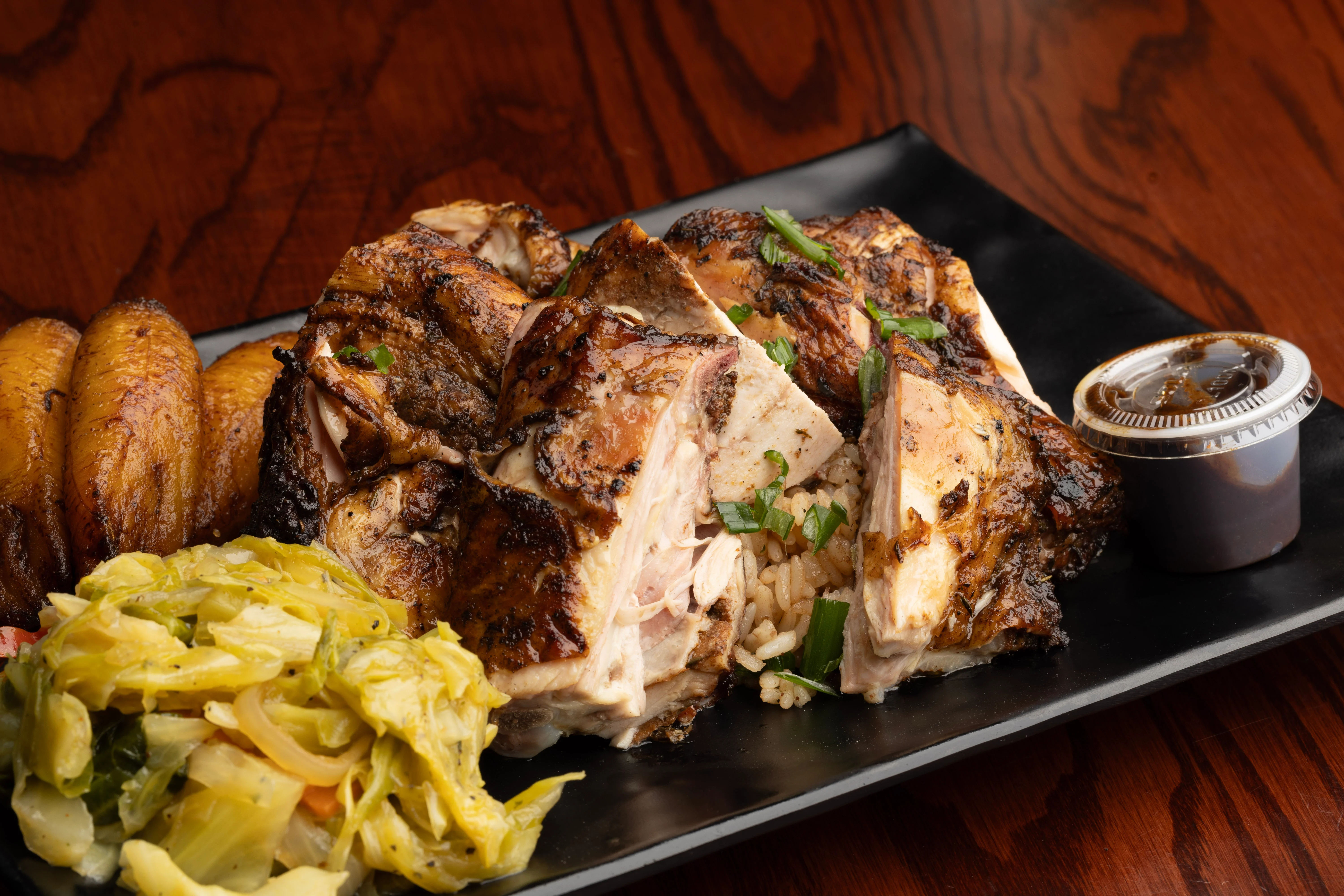 Wilma's Famous Jerk Chicken and Rum Punch
