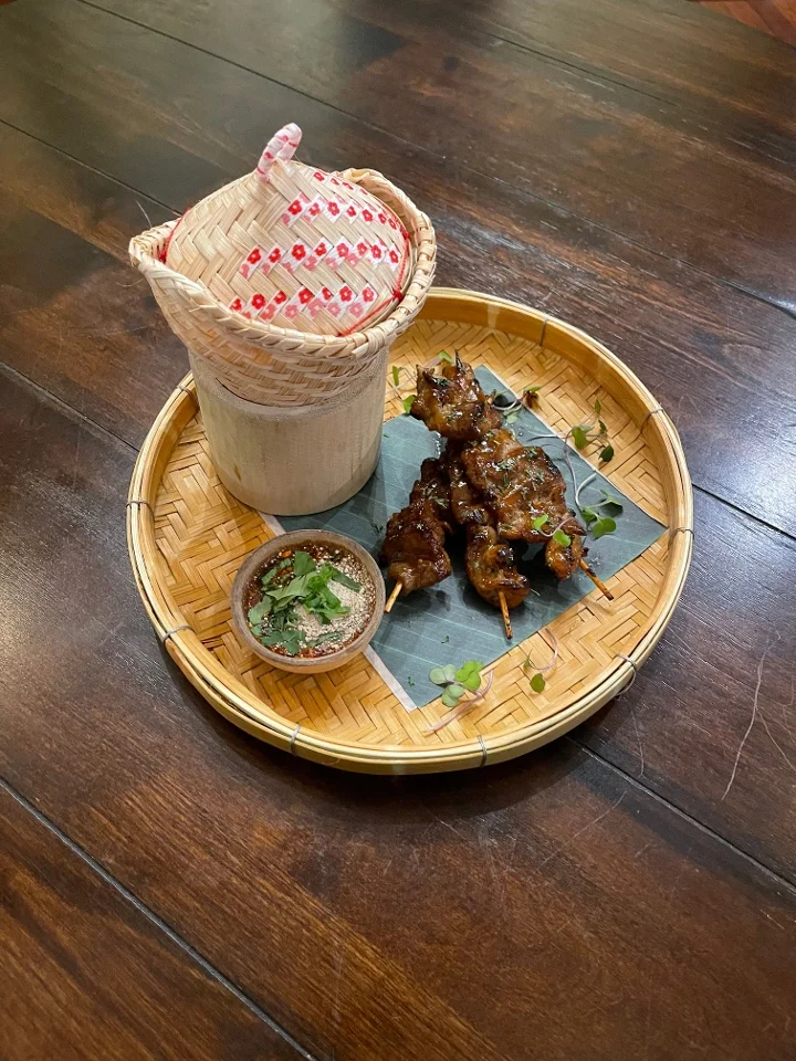 Moo Ping with Sticky Rice