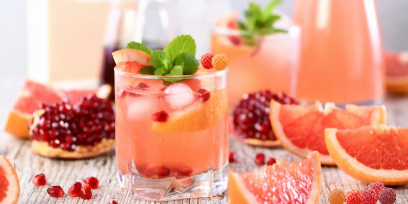 A fruity alcoholic beverage