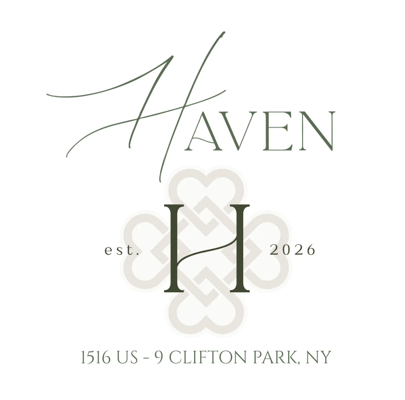 Logo design for Haven restaurant in Clifton Park, NY