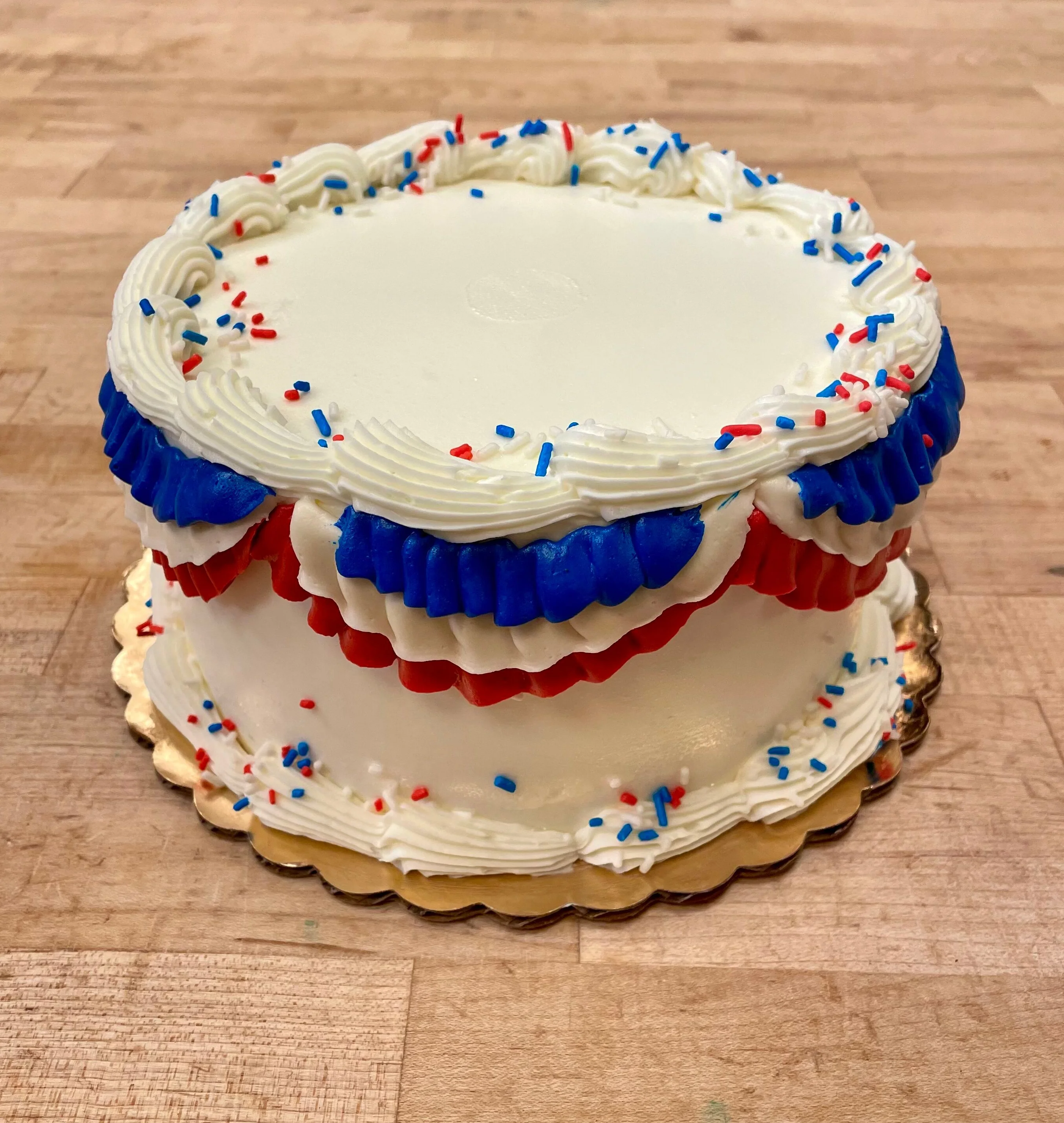 7" Patriotic Cake #1