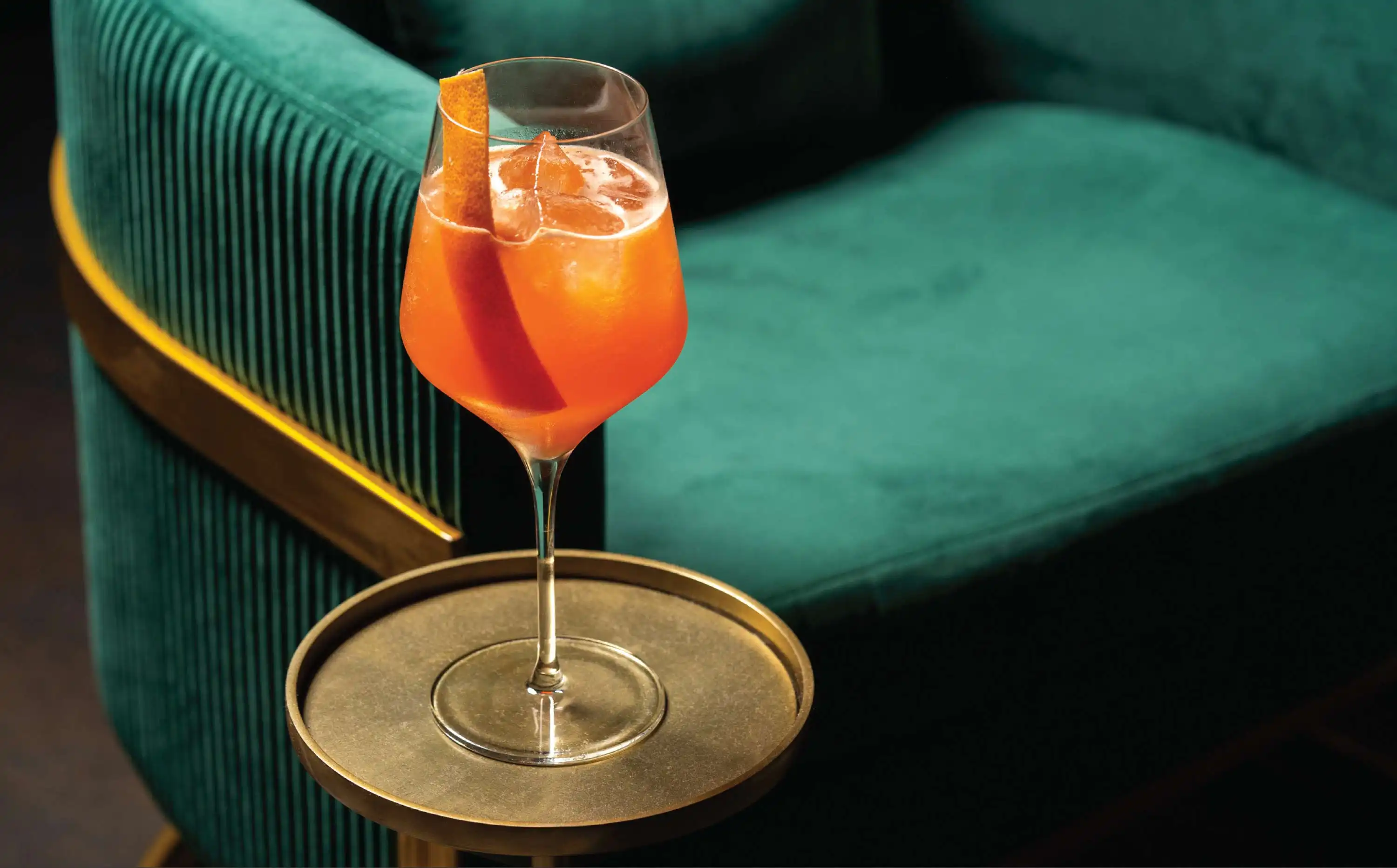 Kingfisher cocktail. Kingfisher spritz.