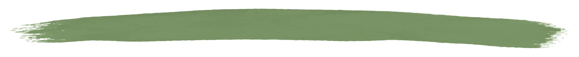 Brush stroke in soft green color for artistic design