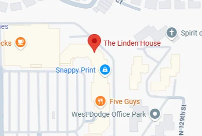 Map location of The Linden House restaurant