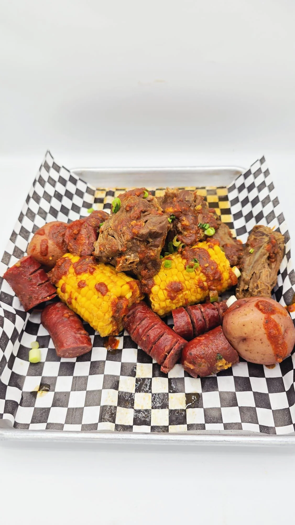 Turkey Neck & Sausage Boil
