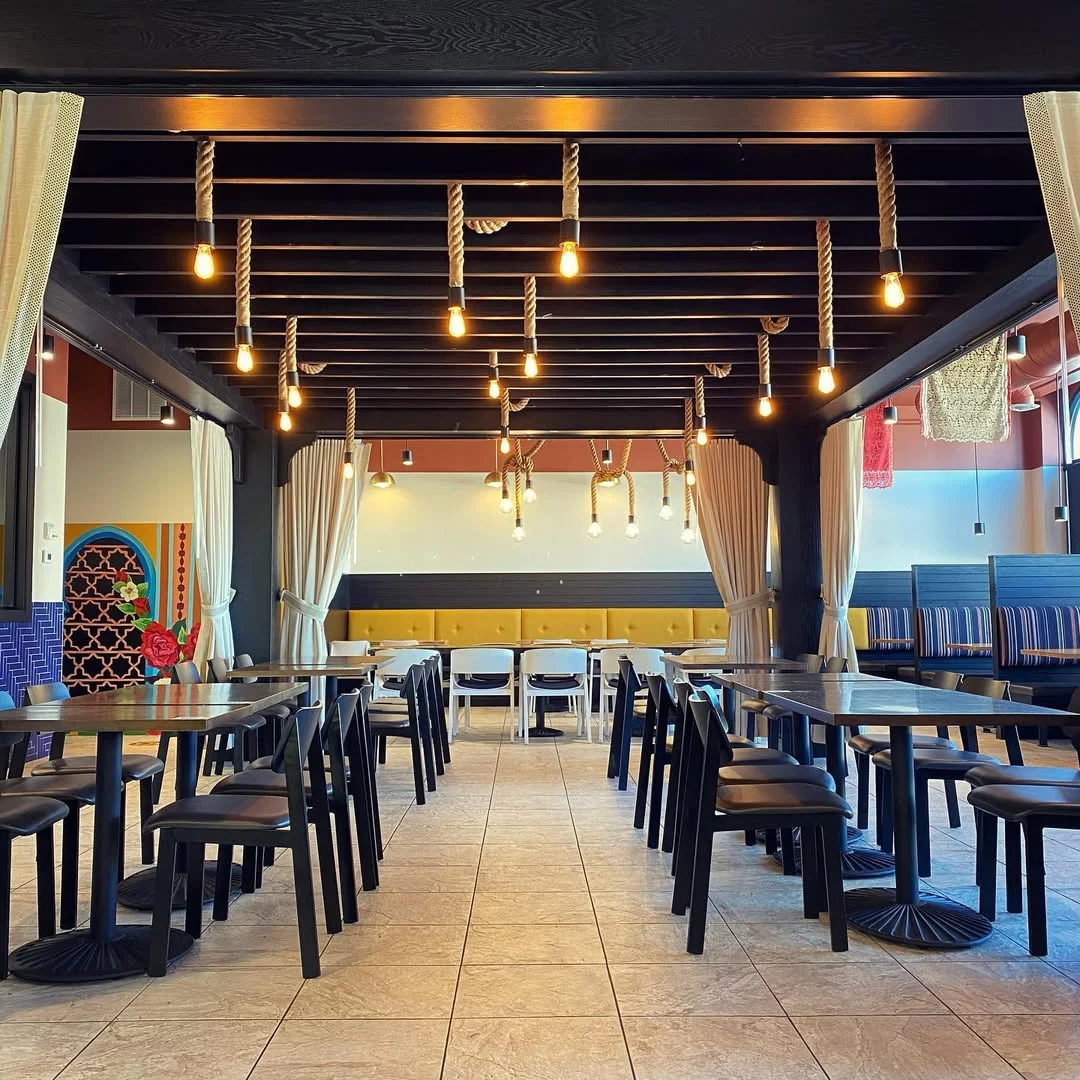 Comfortable seating area at Malek Al Kabob for dining