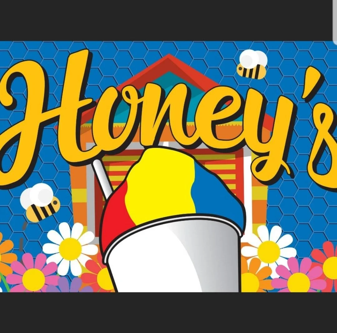 Delicious honey drizzled over a dessert with a rustic background.