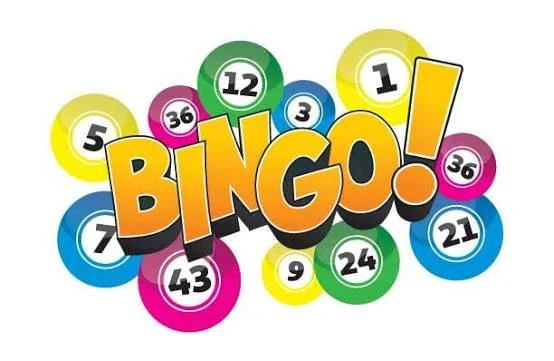Colorful bingo game graphic with numbers and vibrant circles