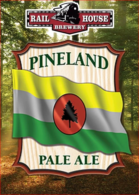 Pineland Pale Ale label from Rail House Brewery