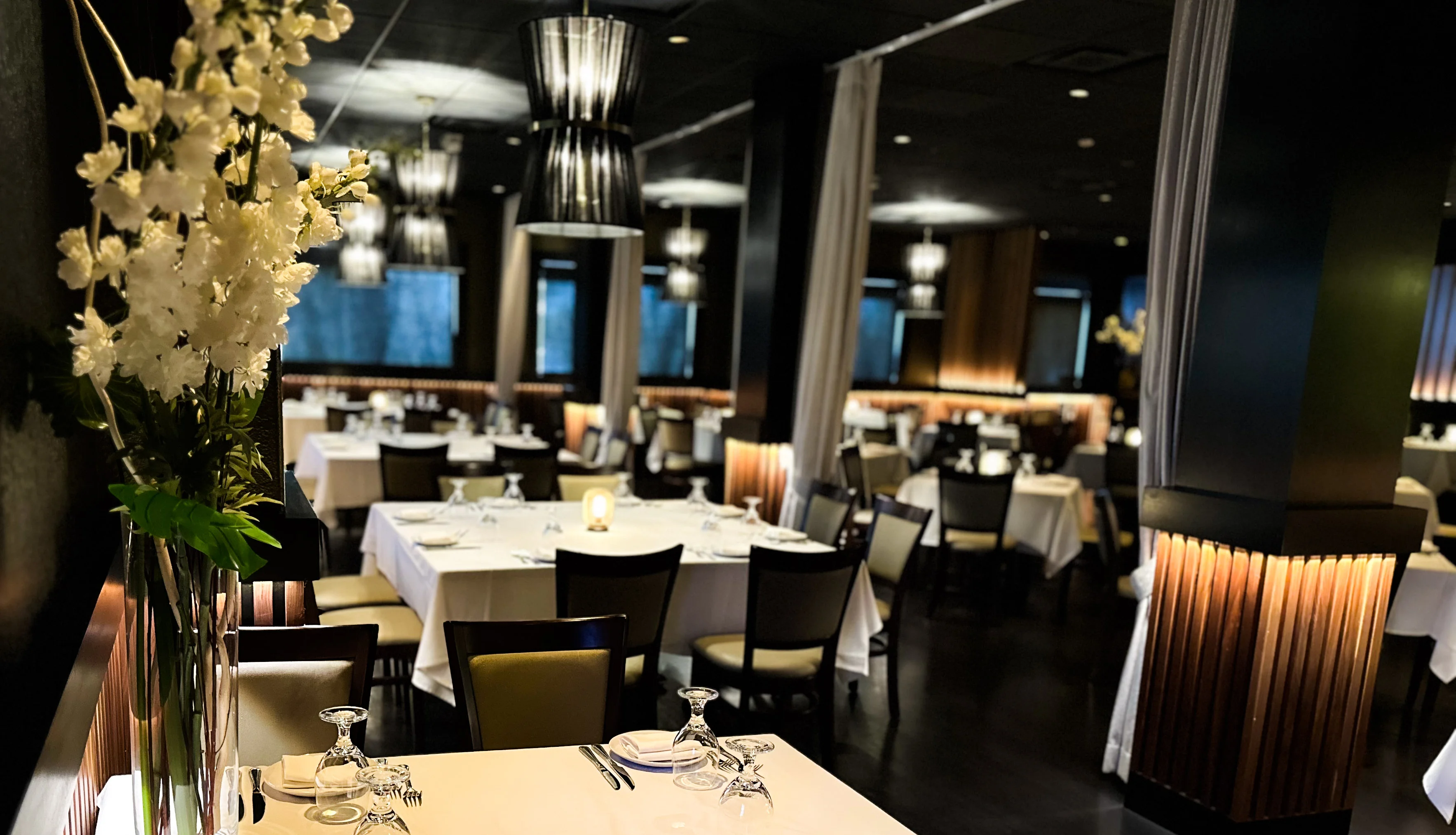 Interior of Irina's Steak and Seafood.