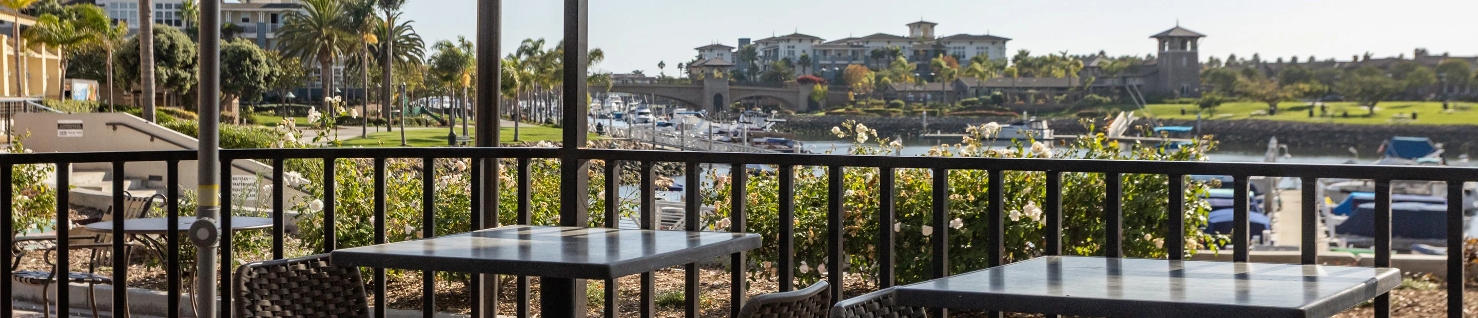 Exterior view of Fishermen's Catch restaurant with signage and outdoor seating.