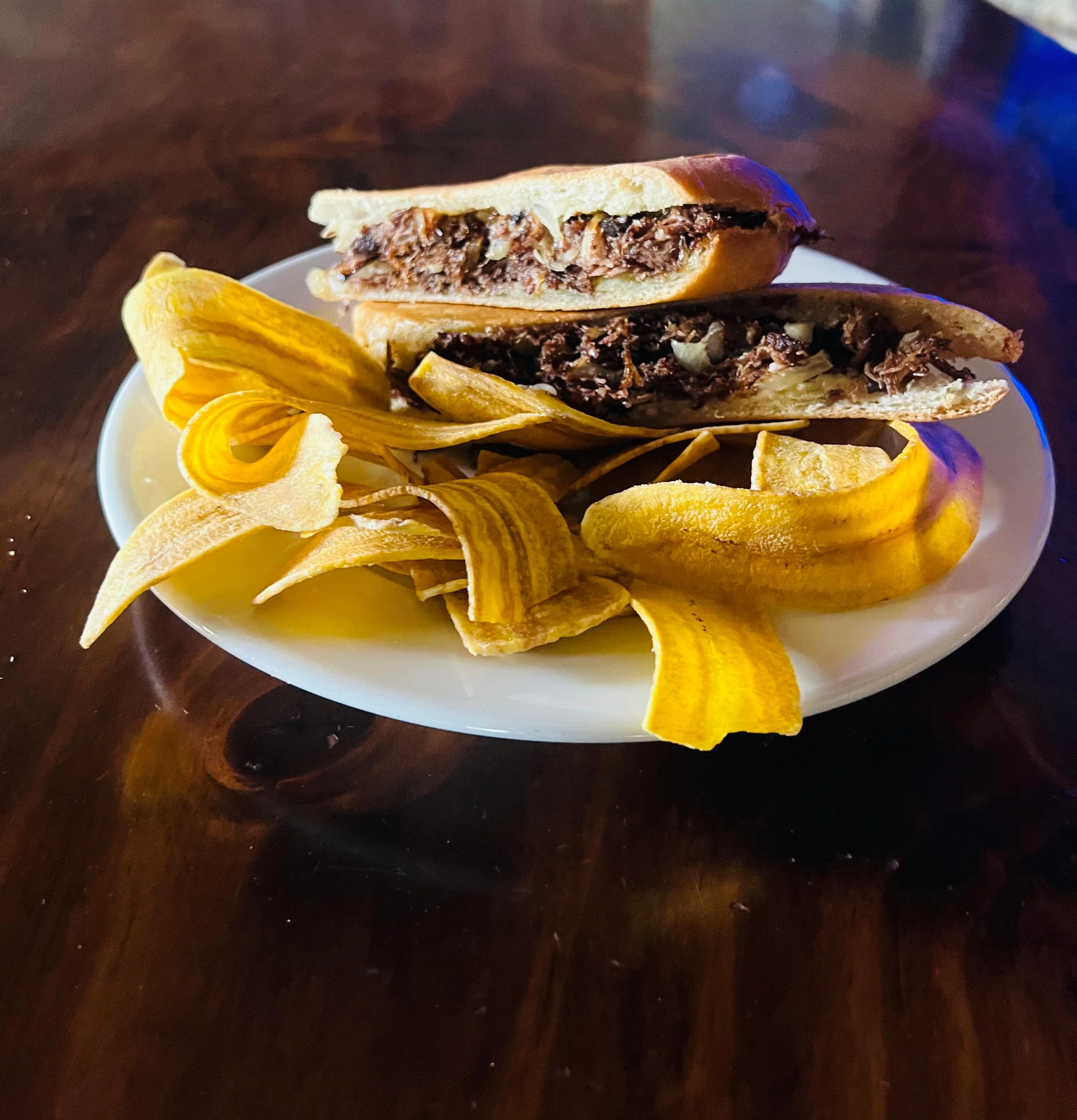 Vaca Frita Sandwich | Crispy Shredded Beef Sandwich