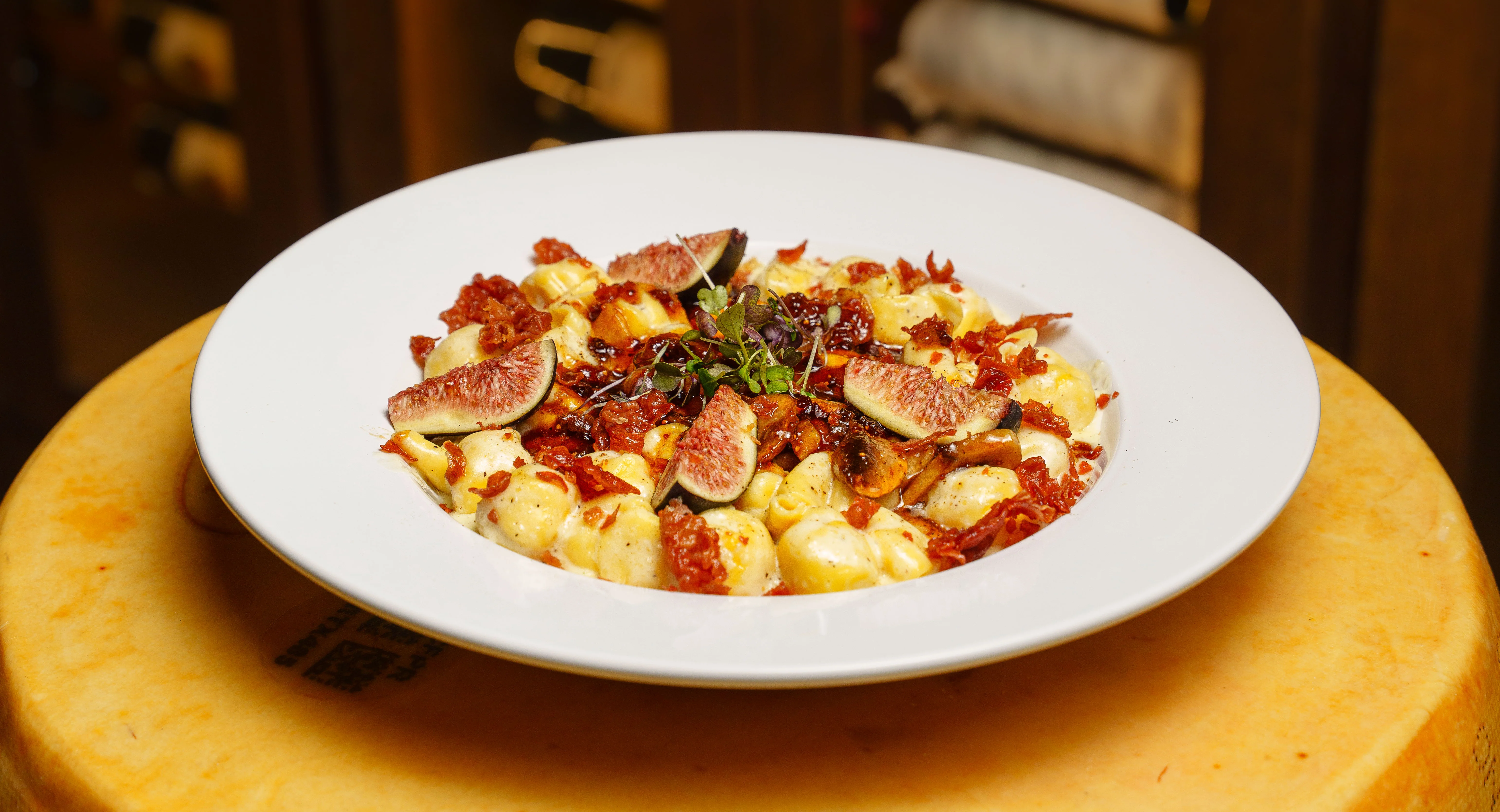 Delicious Italian dishes served at Patrizia's restaurant.